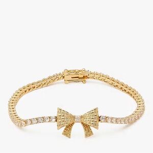 $148 Kate Spade Wrapped In A Bow Tennis Bracelet